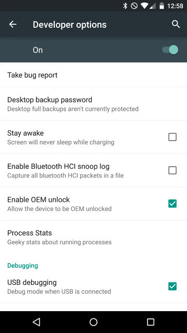 Enable OEM Unlock