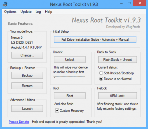 Download Nexus Root Toolkit v2.1.9 (2020) for Windows 7/8/10